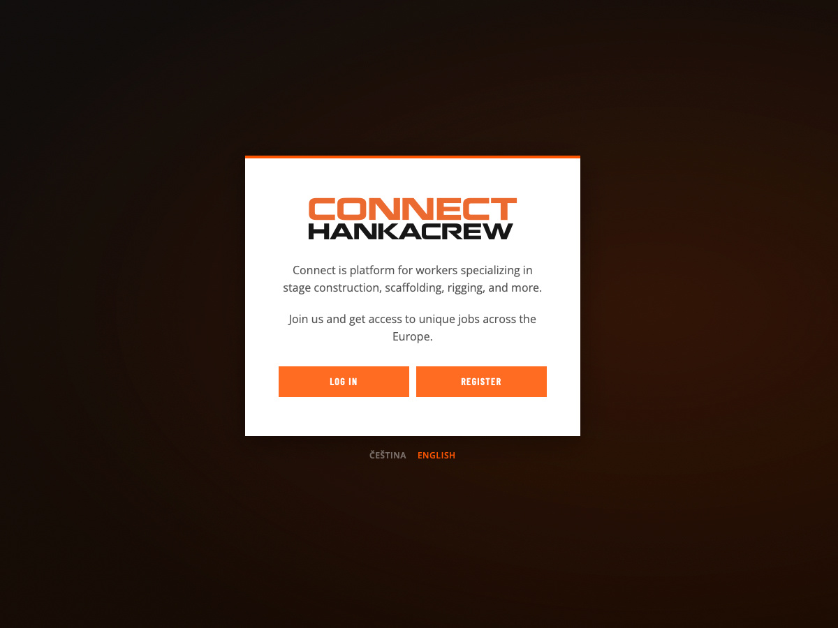 Connect — dashboard aplikace